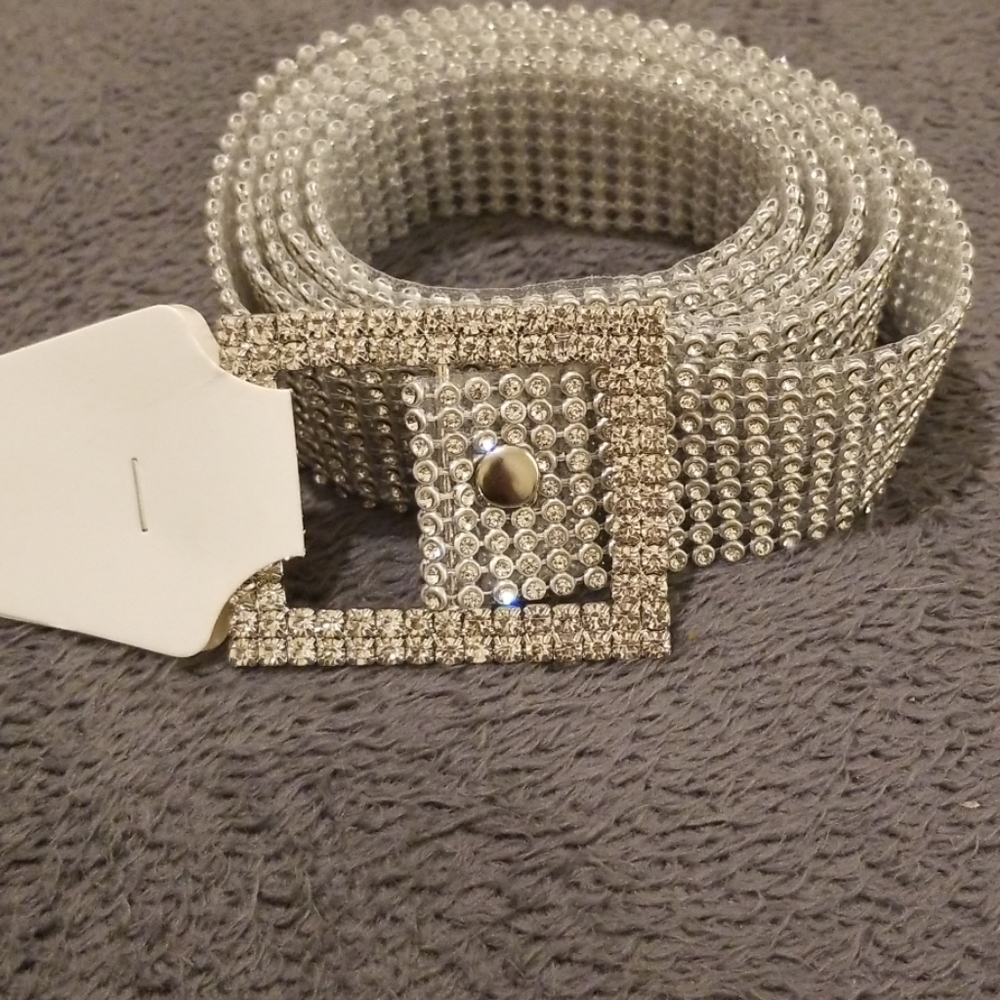 Rhinestone belt